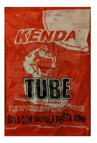 Câmara De Ar  Kenda Aro 26 X 1.0 Válvula Presta Fina 48mm Presta